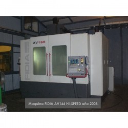 FIDIA AV166 HI-SPEED 3 eksen + indeksleyici (4. eksen) 2008 - Dikey işleme merkezleri