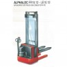 Electric stacker, forklift