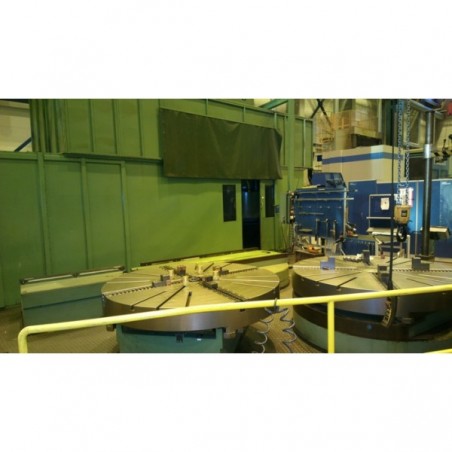 3 Plakalı CNC Dikey Taret Torna Tezgahı DORRIES VCE 180