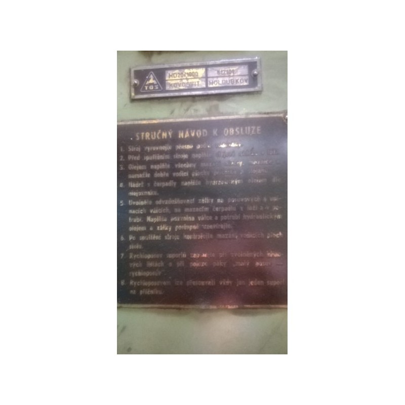 TOS HD 20 A