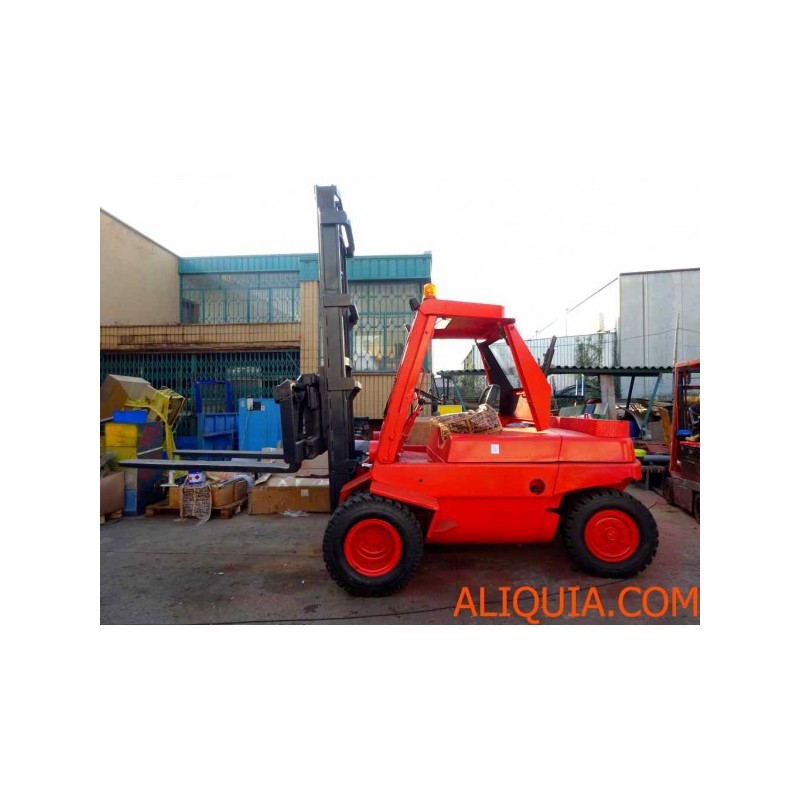 CARRETILLA ELEVADORA LINDE DE 8T