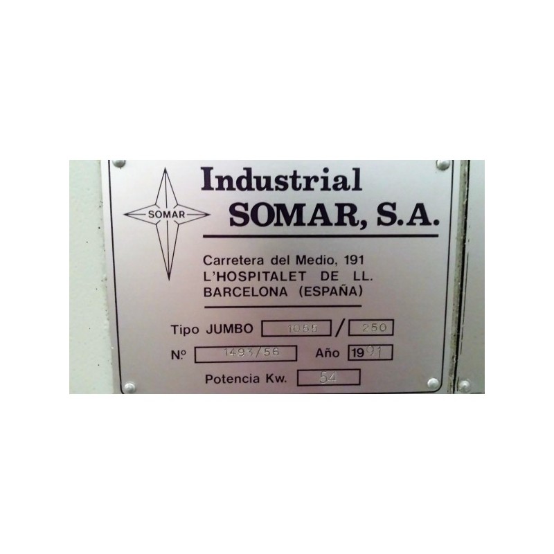 INYECTORA DE PLASTICO SOMAR 250