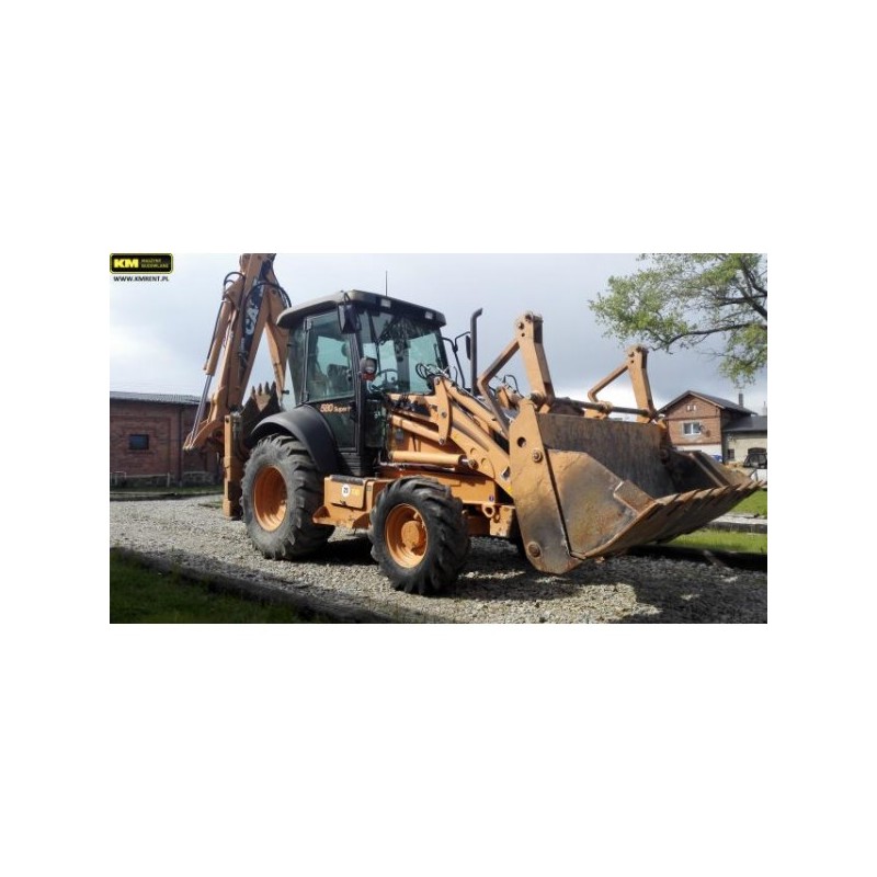 retro excavadora Case 580SR 2008