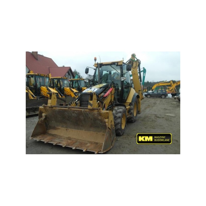 retro excavadora Caterpillar 432E 2009