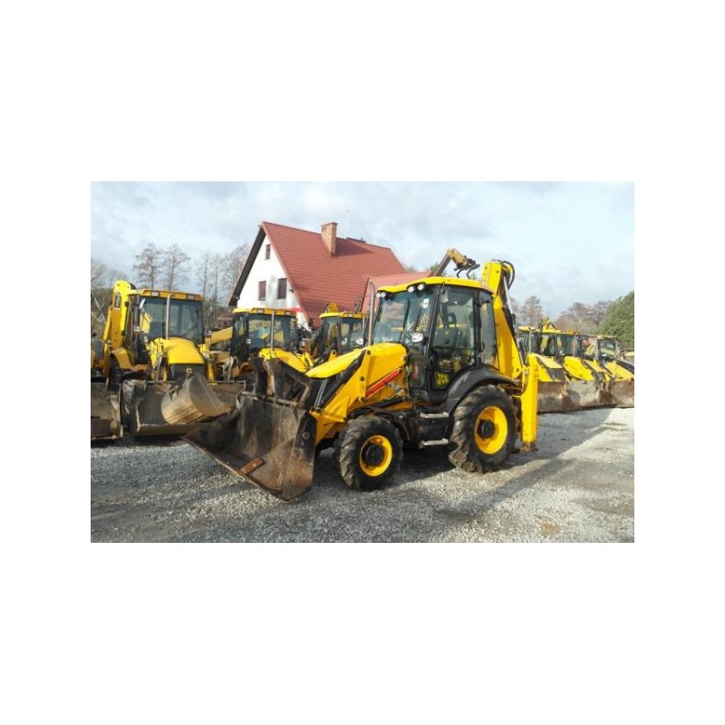 retro excavadora JCB 3CX 2013