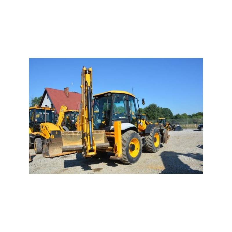 retro excavadora JCB 4CX 2012