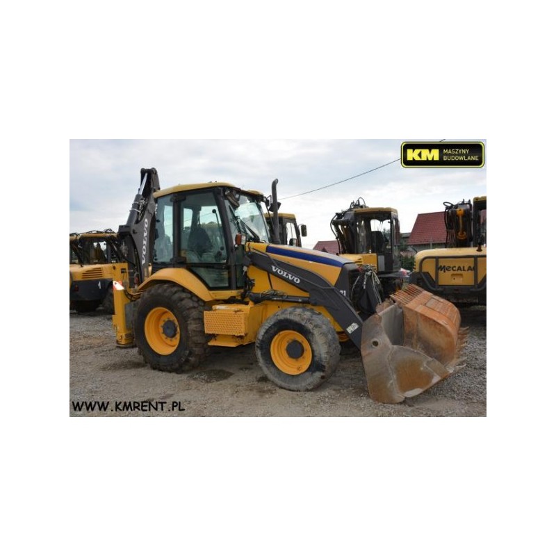retro excavadora Volvo BL71 2007