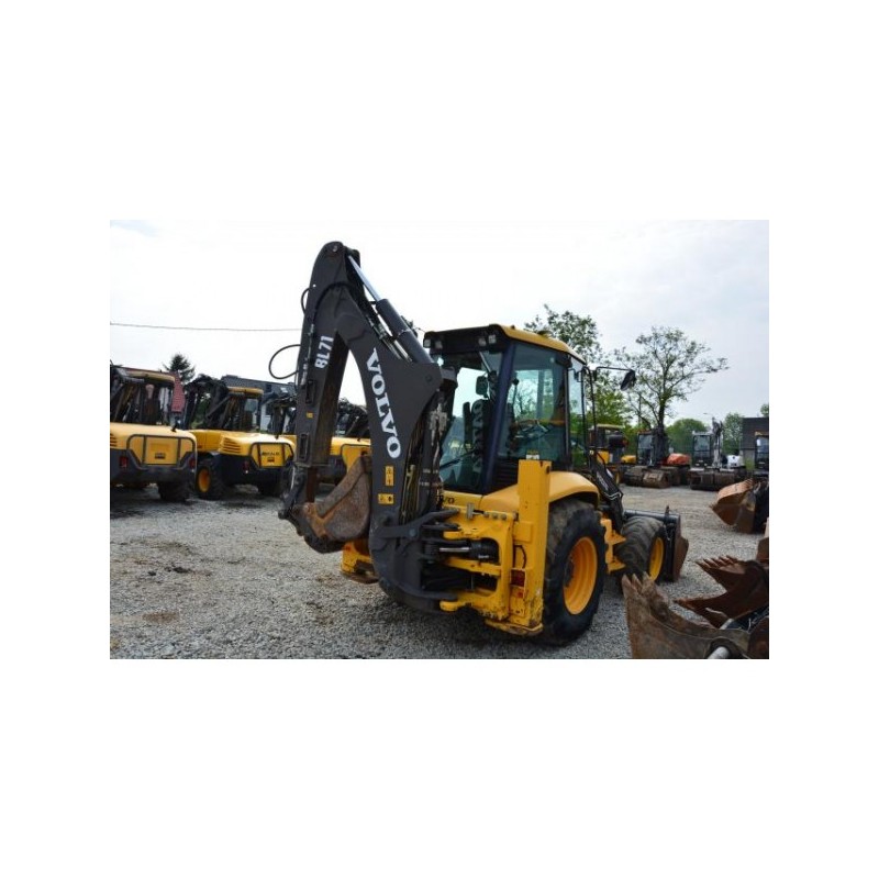 retro excavadora Volvo BL71 2009