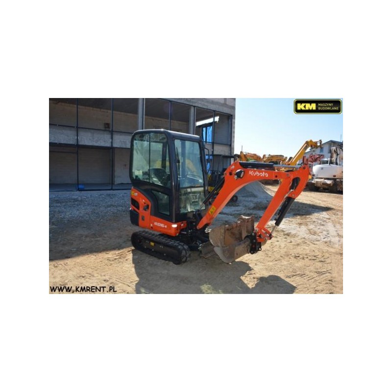 mini excavadora Kubot KX016 2014