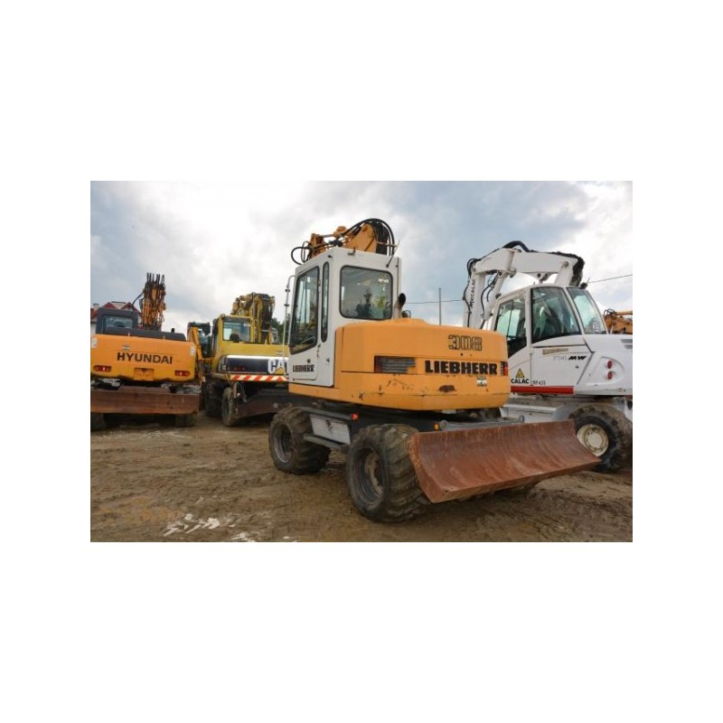 excavadora de ruedas Liebherr A308 2002