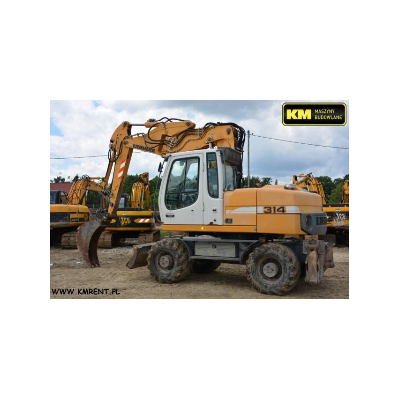 excavadora de ruedas Liebherr A314 2007