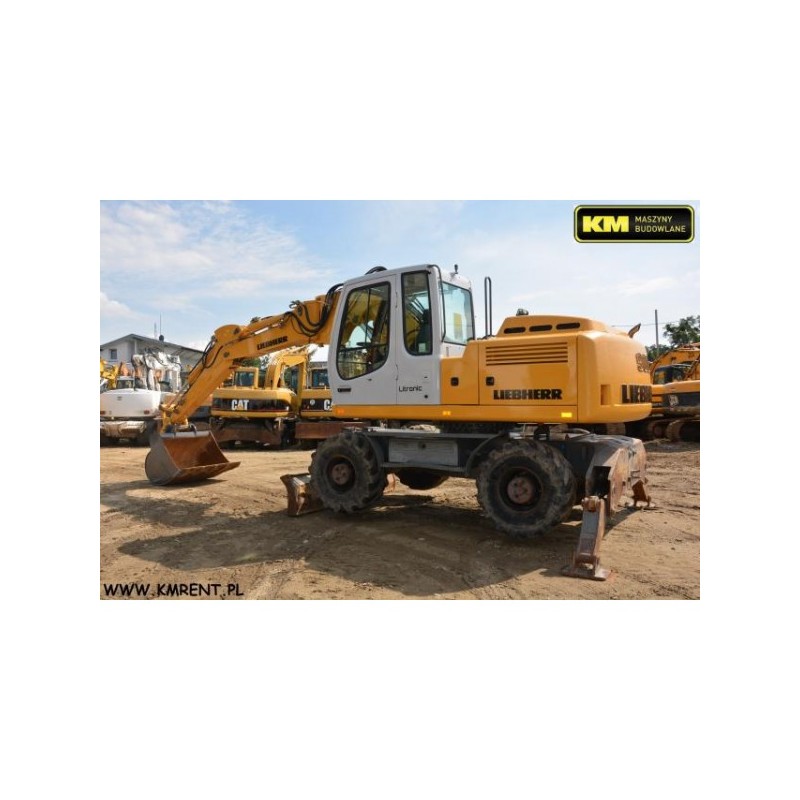excavadora de ruedas Liebherr A900C 2006
