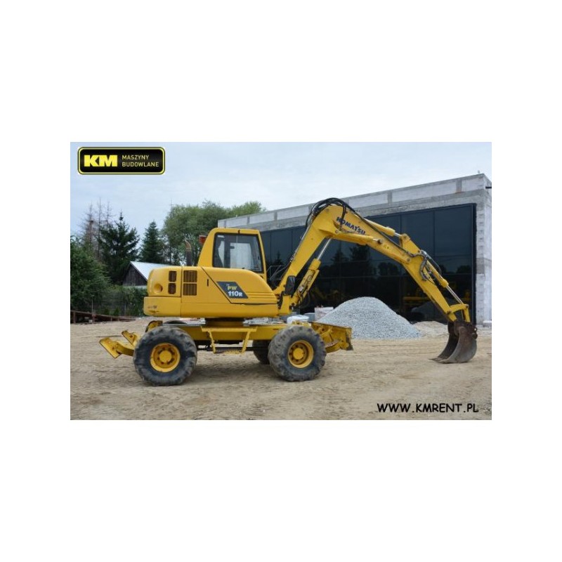 excavadora de ruedas Komatsu PW110 2006