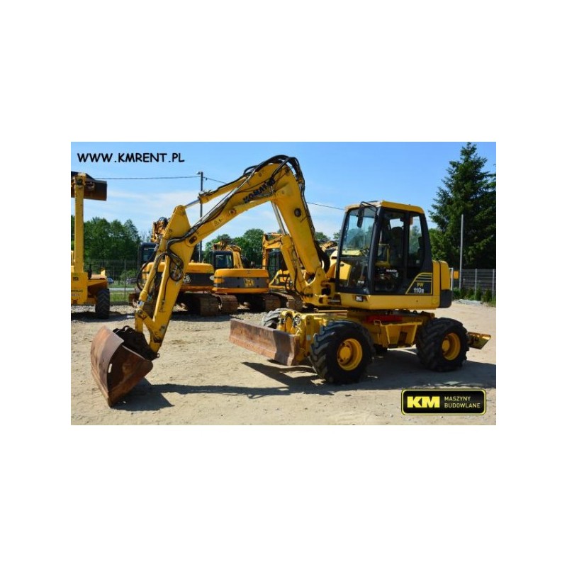 excavadora de ruedas Komatsu PW110R 2007