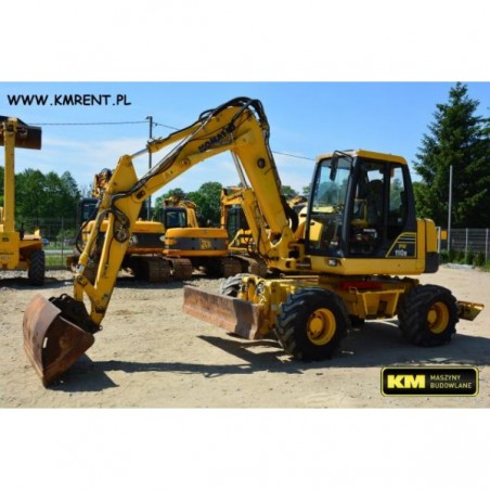 Komatsu PW110R 2007 tekerlekli ekskavatör