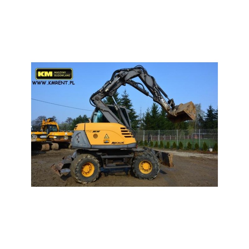 excavadora de ruedas Mecalac 714 MW 2005