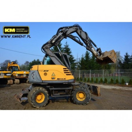 Escavatore a ruote Mecalac 714 MW 2005