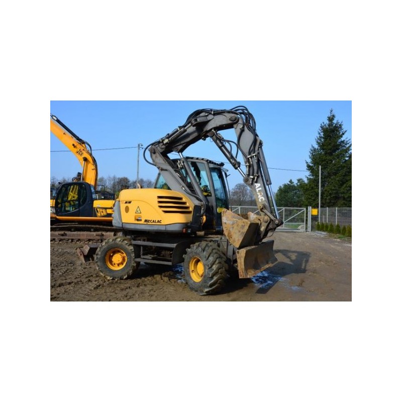 excavadora de ruedas Mecalac 714 MW 2005