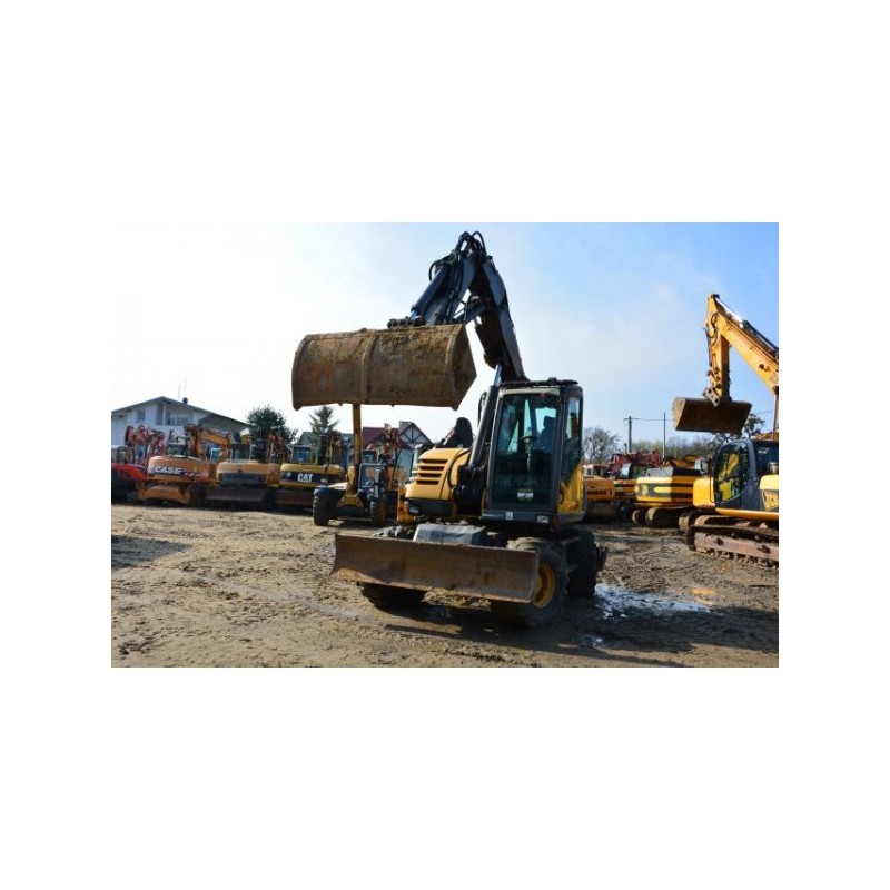 excavadora de ruedas Mecalac 714 MW 2005
