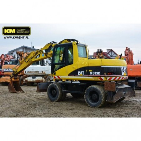 Caterpillar M313C 2005 wheel excavator