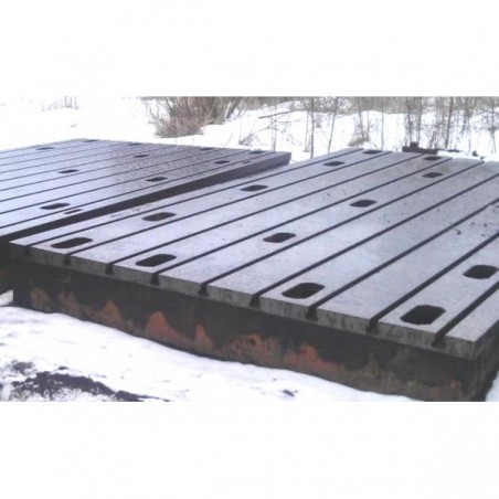 Piastra di base in ghisa 2750 x 5000 mm