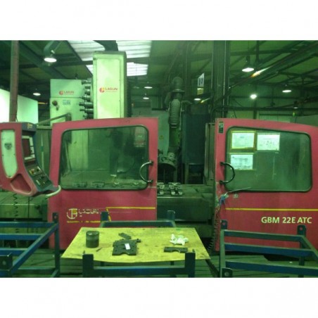 Màquina de fresar de llit CNC de 5 eixos LAGUN mod. GBM 22E