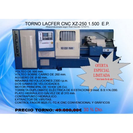 CNC XZ250 1.500 E.P.