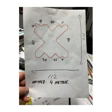 MATRIZ DE 4 METROS MULTIBOCA